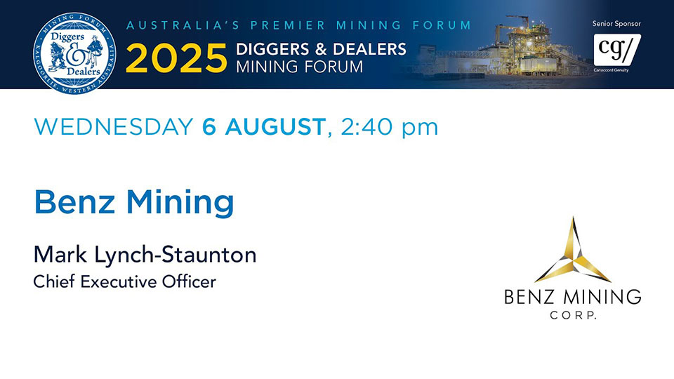 Mark Lynch-Staunton presenting at Diggers and Dealers Mining Forum